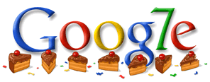Celebraci&oacute;n del 7&ordm; cumplea&ntilde;os de Google