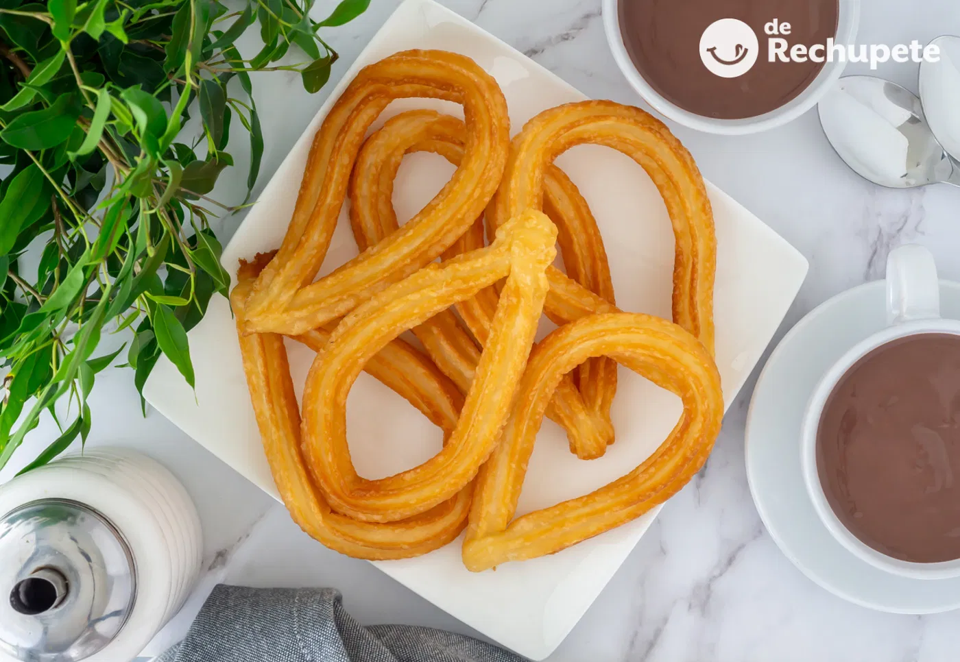Crispy churros by Recetas de rechupete